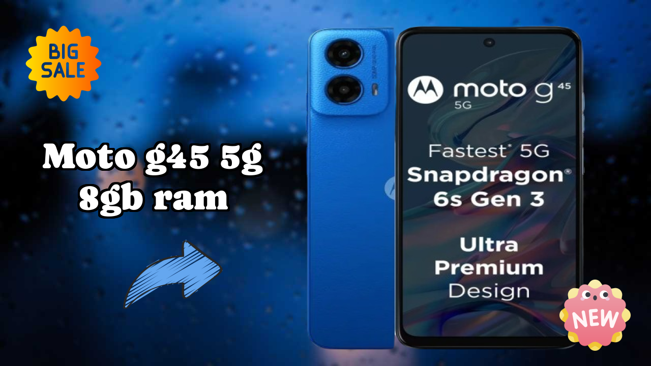 Moto G45 5G 8GB RAM at ₹12,180 - Best Features Explained