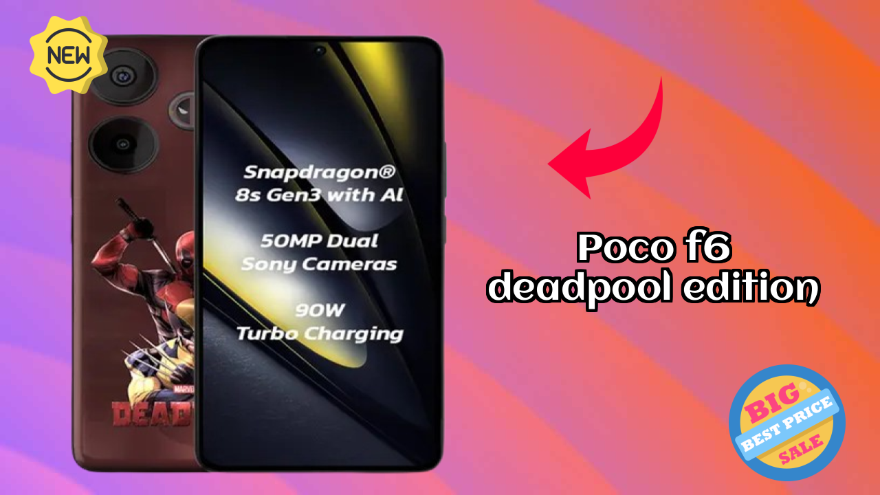 POCO F6 Deadpool Edition Price Drop Alert: Now Just ₹21,999