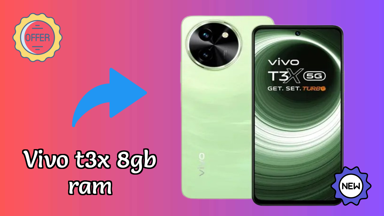 Vivo T3x 8GB RAM Display Technology: LCD Review